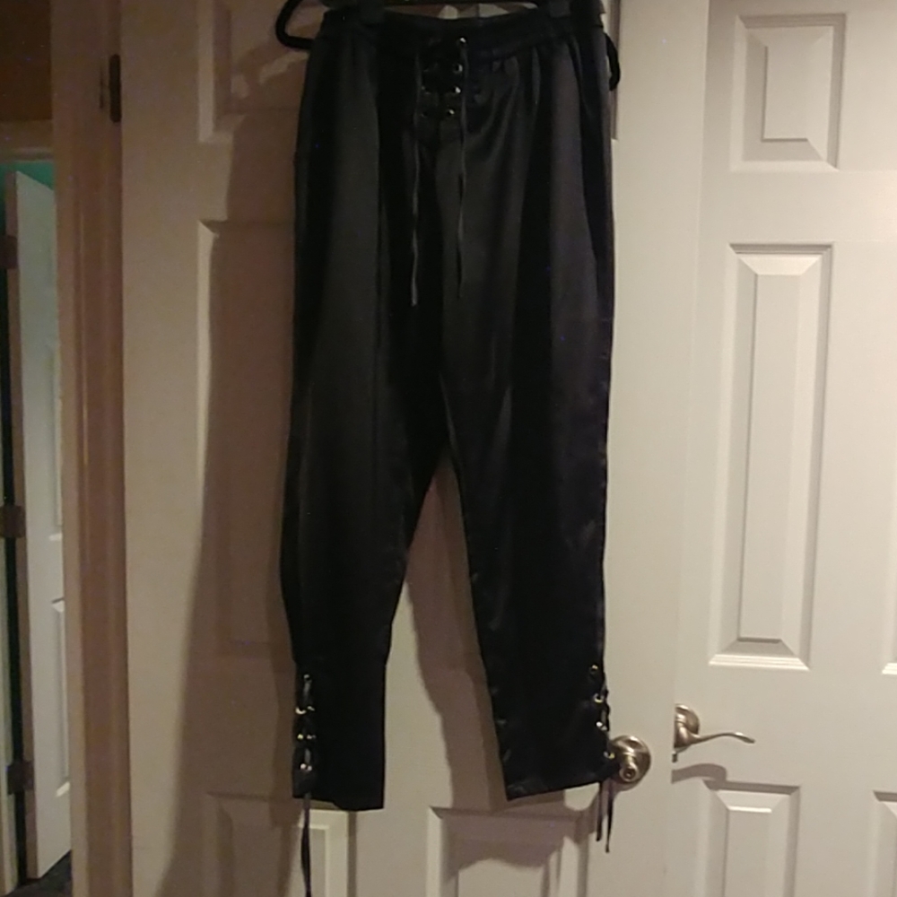 Satin Jogger Pants